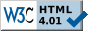 valid html401 blue